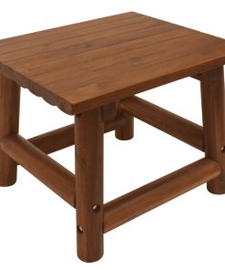 Amber-Log End Table