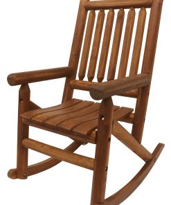 Amber-Log Porch Rocker
