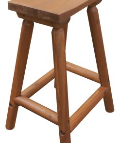 Amber-Log Saddle Stool