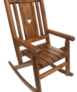 Amber-Log Star Porch Rocker