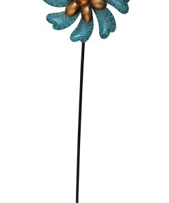 Blue Flower Wind Spinner
