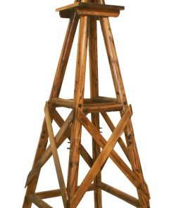 Char-Log® 9 ft. Red-Tipped Garden Windmill