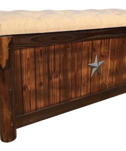 Char-log Storage Ottoman