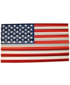 Corrugated Metal United States Flag - For Pickup ONLY (Excluding Wholesale Orders)