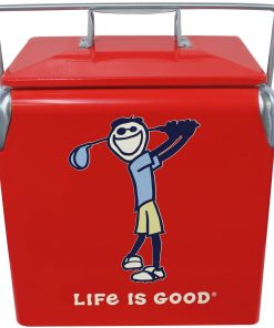 Life is Good® 14qt. Cooler - Jake Golfing Red