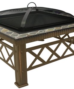 Natural Slate Fire Pit