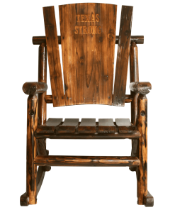 Personalized Char-Log Rocker