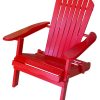 Red Folding Adirondack Chair