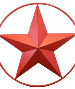 Red Star with Ring Wall Décor - 29