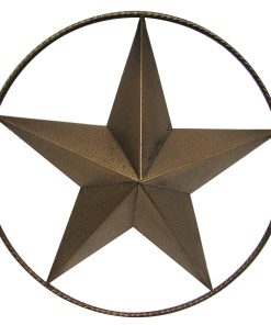 Ringed Bronze Star Wall Décor - 36 - For Pickup ONLY (Excluding Wholesale Orders)