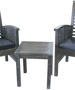 Sequoia 3-Piece Conversation Set in Grey Wash