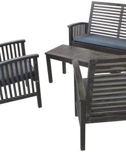 Sequoia 4-Piece Patio Set in Grey Wash - Pickup ONLY (Excluding Wholesale Orders)