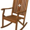 Sequoia Fleur de Lis Rocker