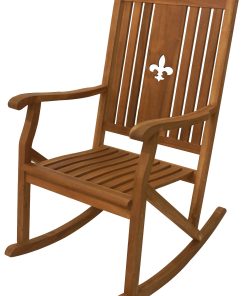Sequoia Fleur de Lis Rocker