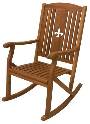 Sequoia Fleur de Lis Rocker