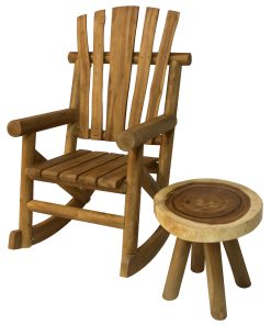 Teak-Log Rocker - For Pickup ONLY (Excluding Wholesale Orders)